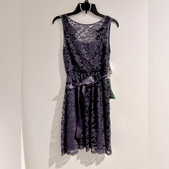 Simply Liliana Dresses | Nwt Simply Liliana Purple Lace Dress Sleeveless Size 4 | Color: Purple | Size: 4 | Pm-30917524's Closet